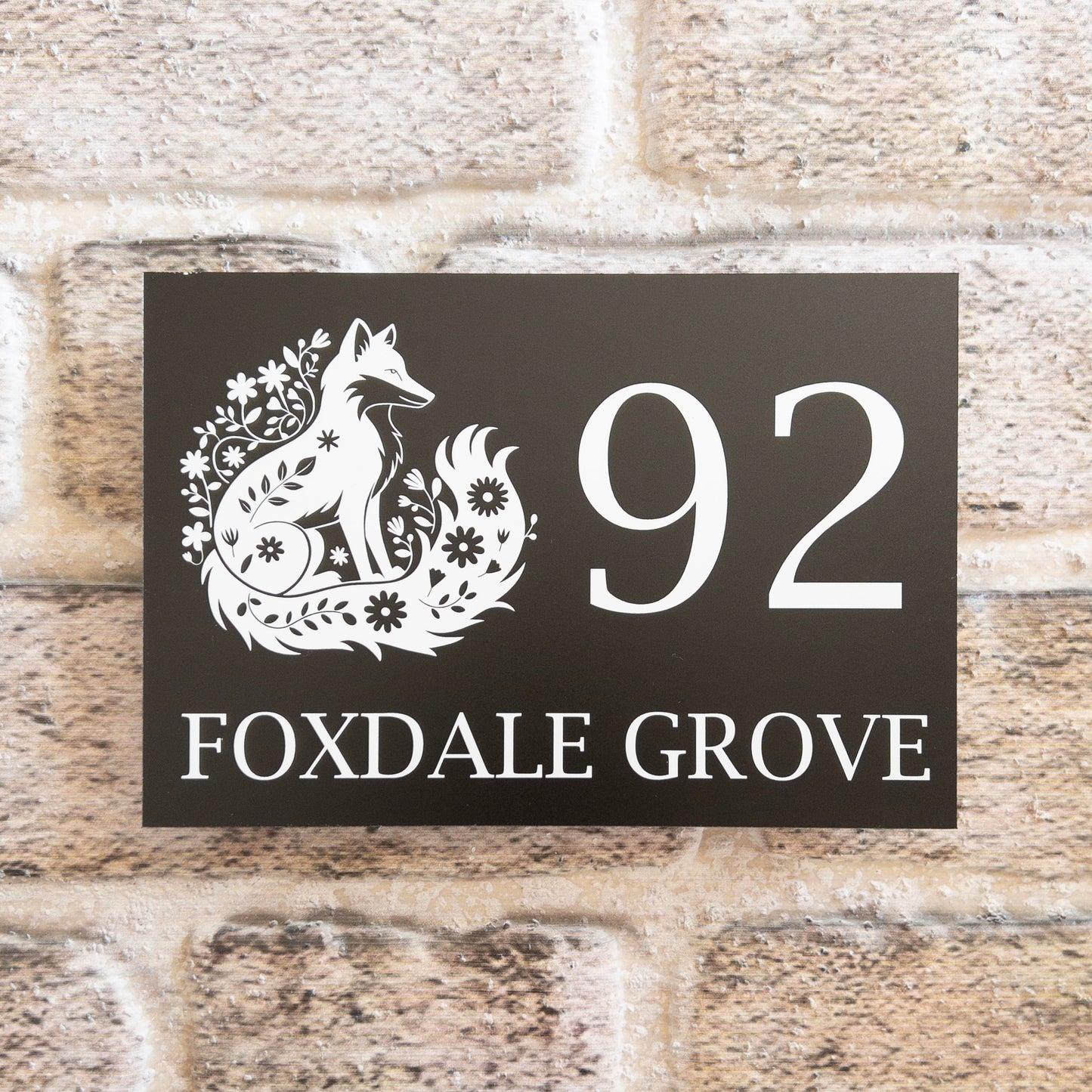 Contemporary House Sign 7