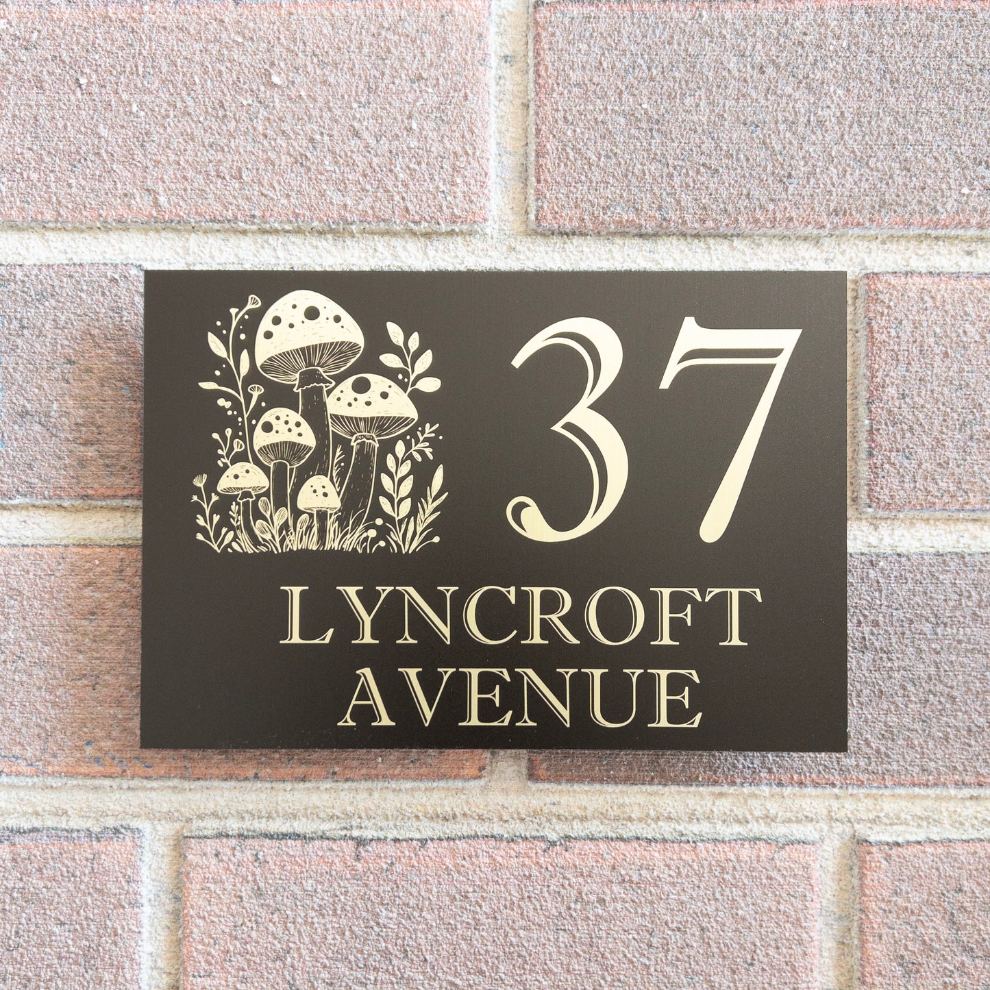 Contemporary House Sign 9