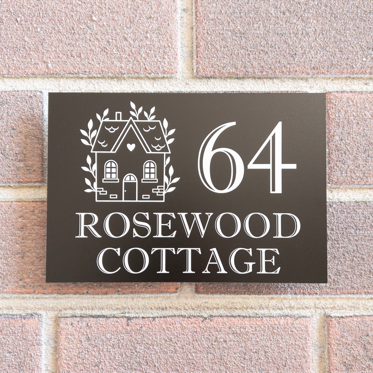 Contemporary House Sign 11