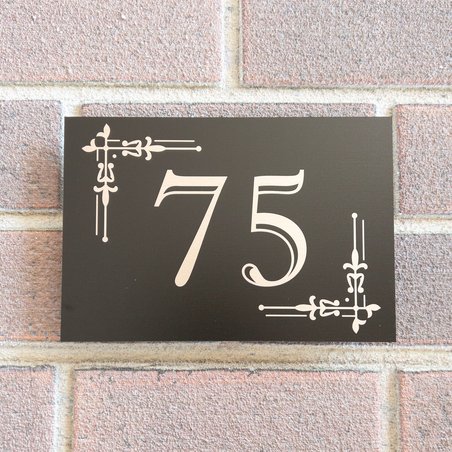 Contemporary House Sign 12