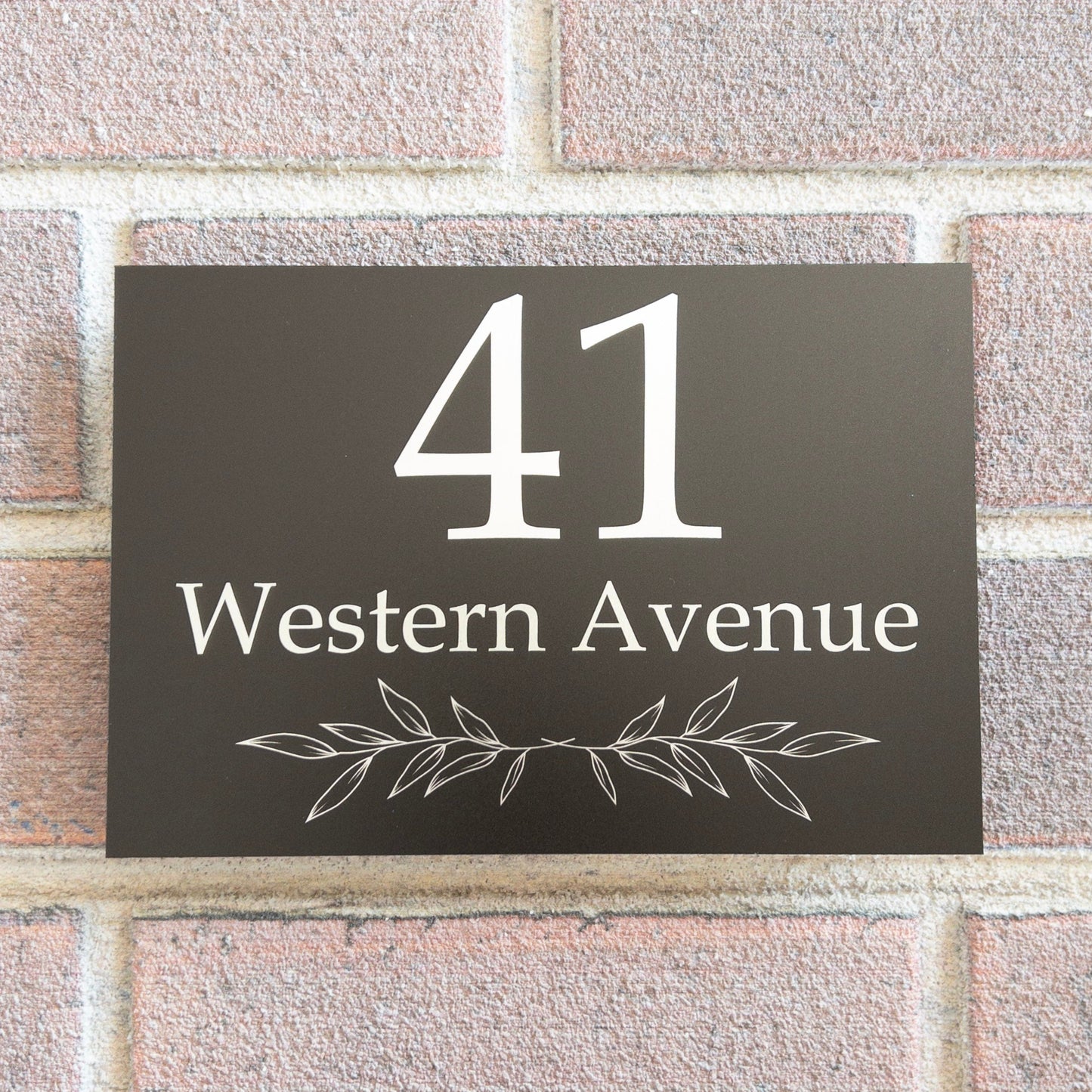 Contemporary House Sign 13