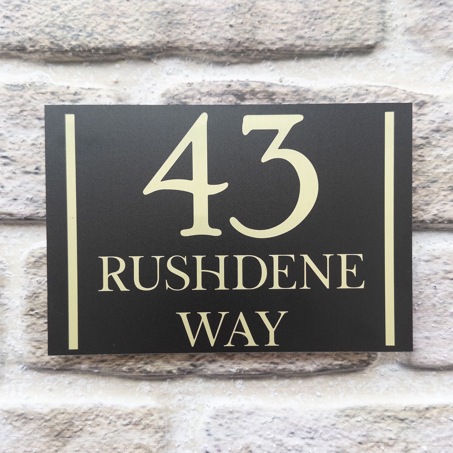 Contemporary House Sign 1