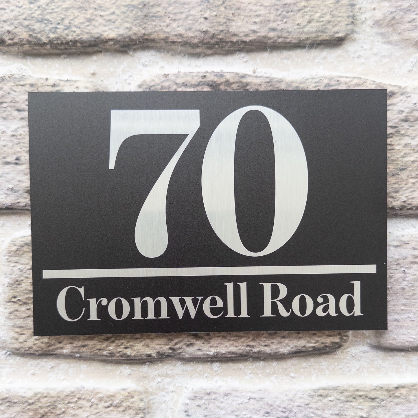 Contemporary House Sign 2