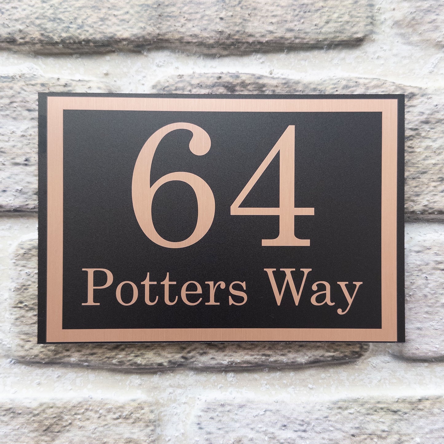 Contemporary House Sign 3