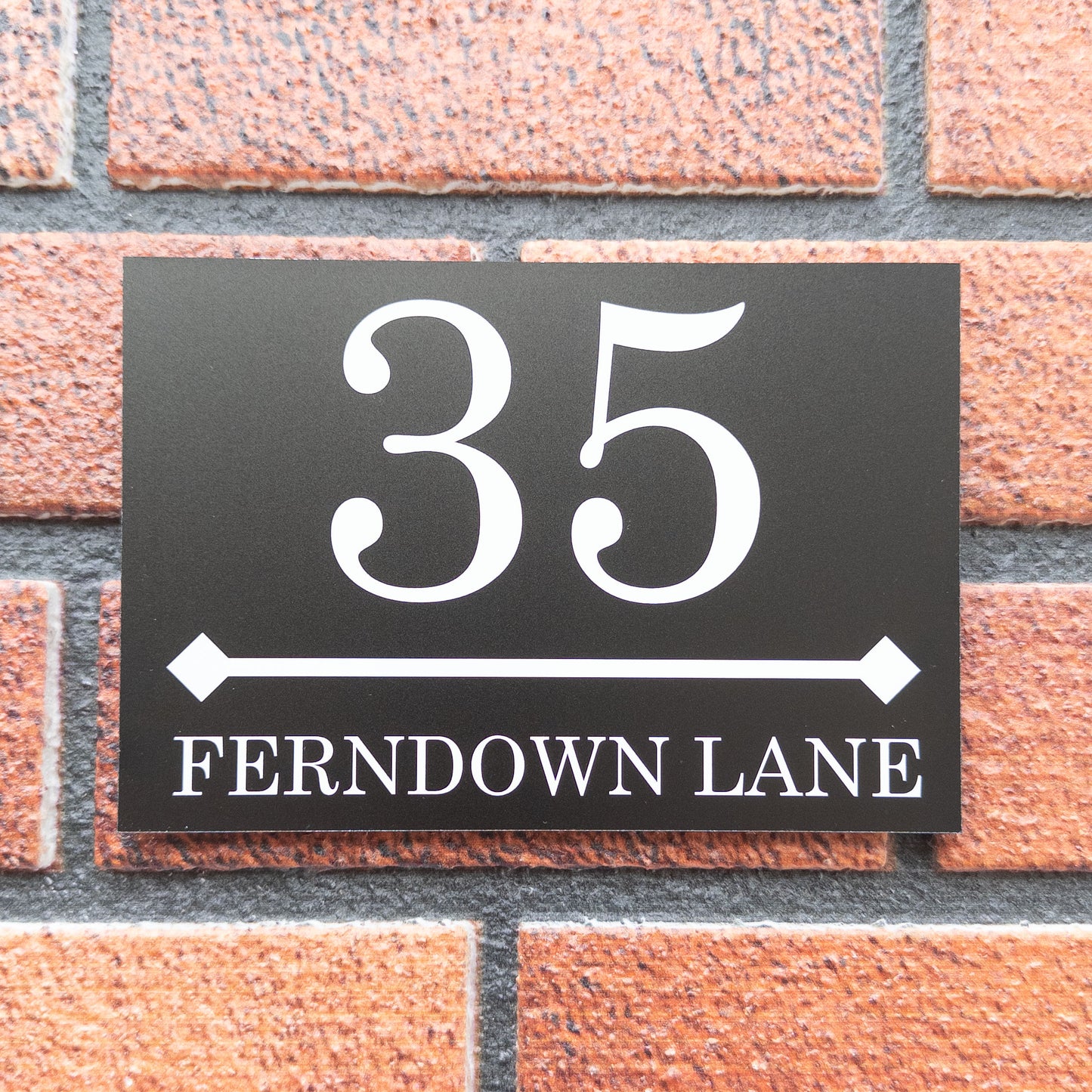 Contemporary House Sign 4