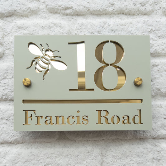 The Bumblebee Super Glam House Sign