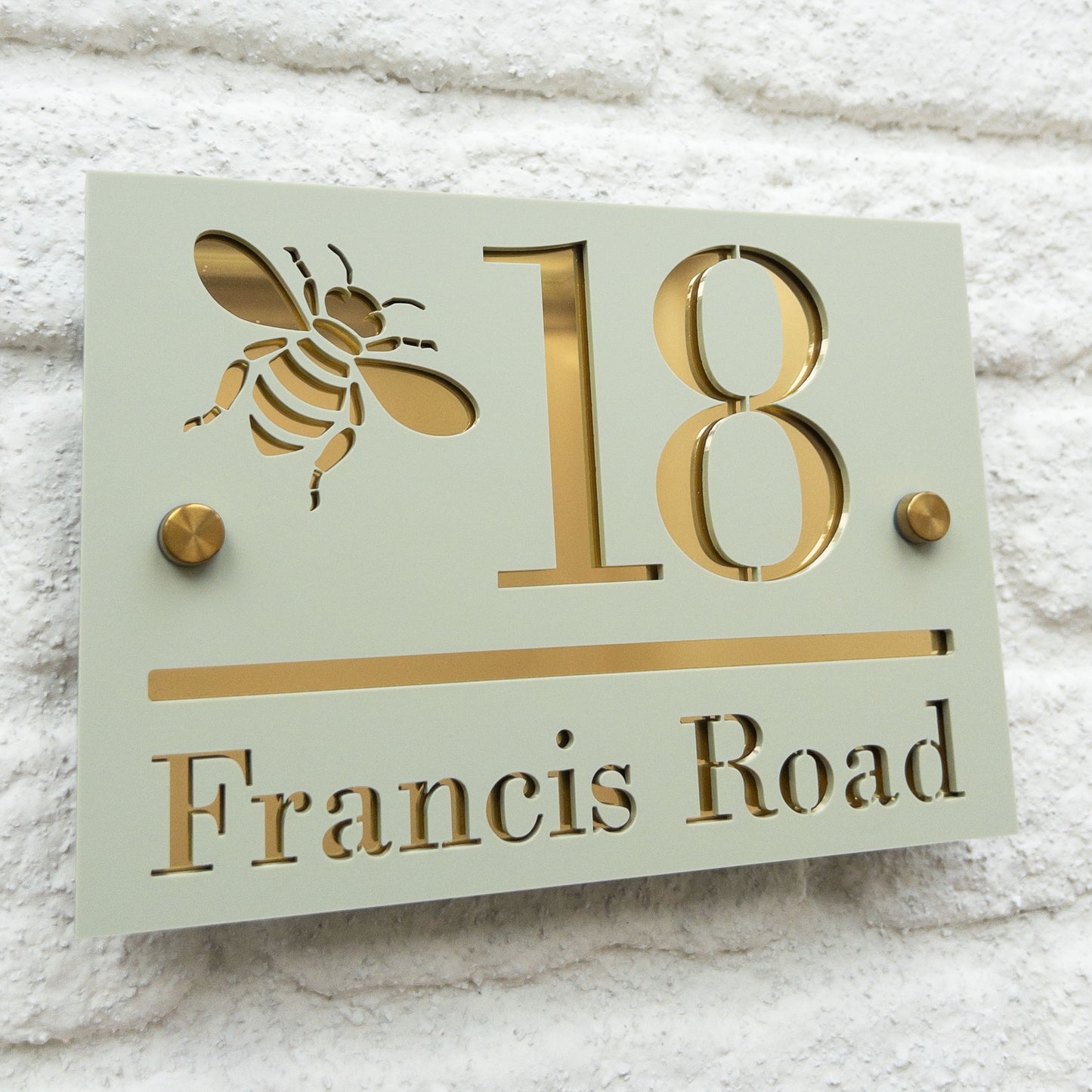 The Bumblebee Super Glam House Sign