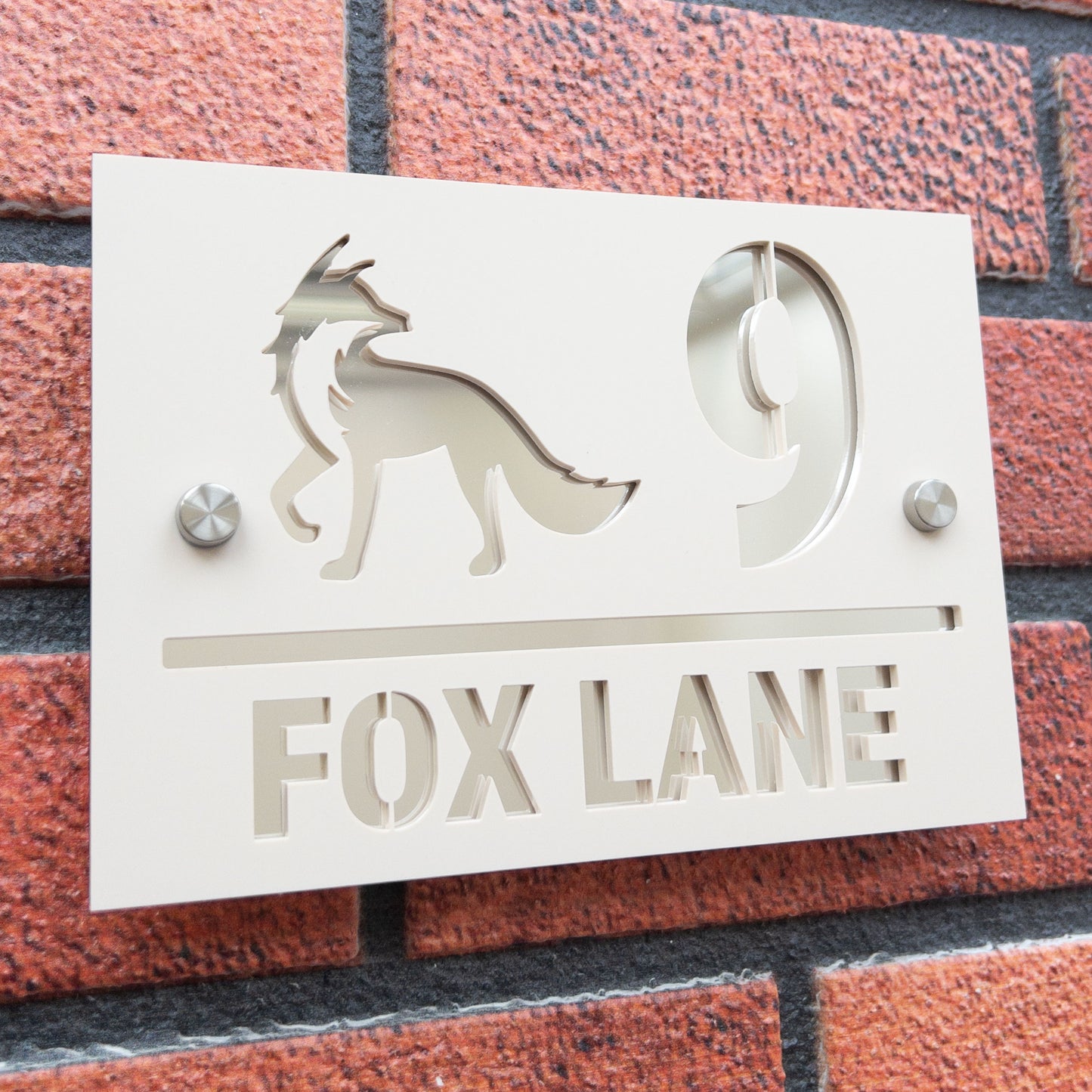 The Fox Super Glam House Sign