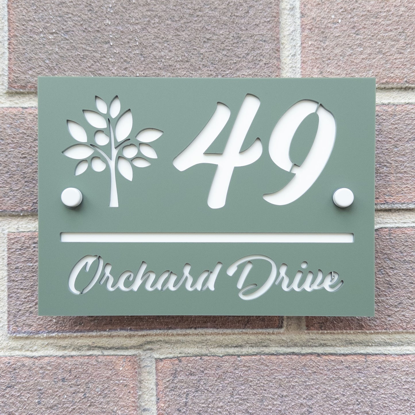 The Orchard Tree Super Glam House Sign