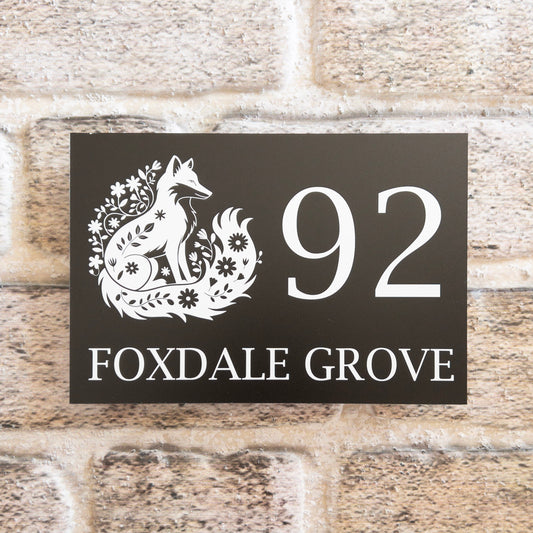 Contemporary House Sign 7