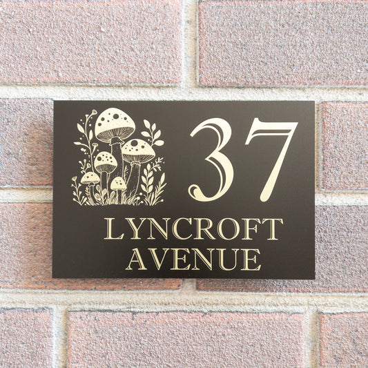 Contemporary House Sign 9