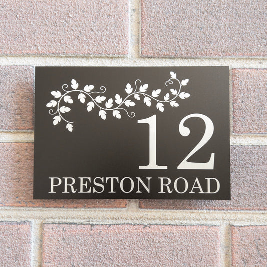 Contemporary House Sign 10