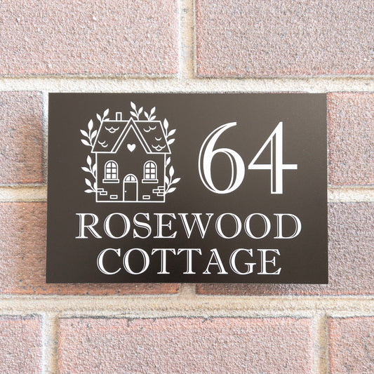 Contemporary House Sign 11
