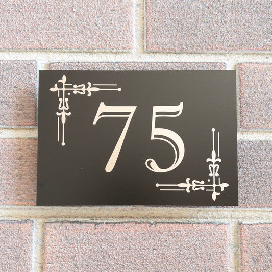 Contemporary House Sign 12