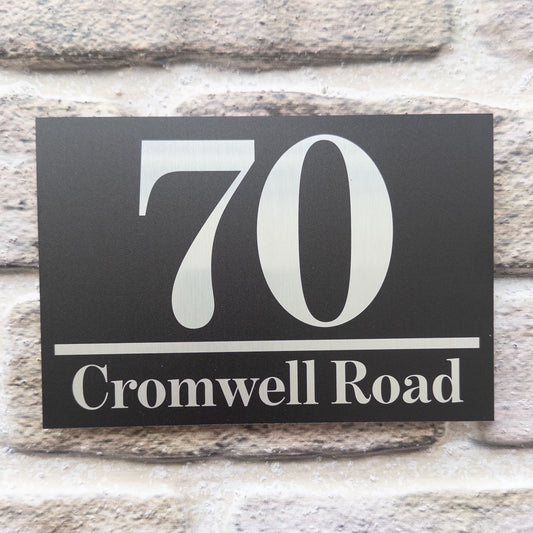 Contemporary House Sign 2