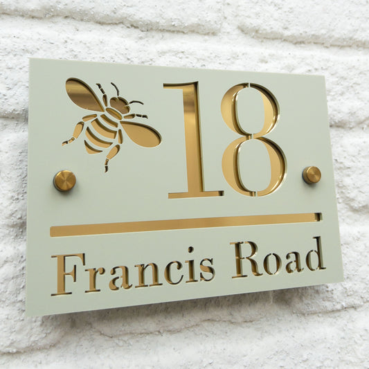 The Bumblebee Super Glam House Sign