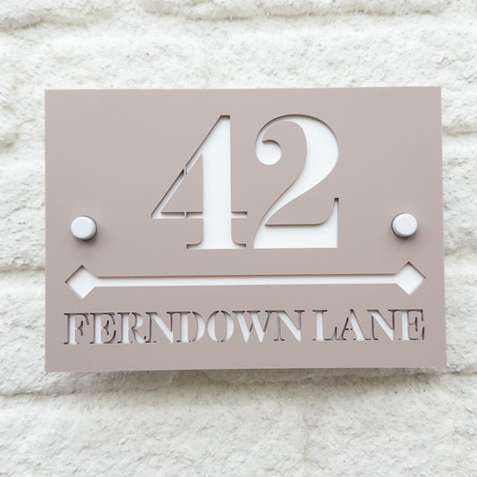 The Diamond Bar Super Glam House Sign