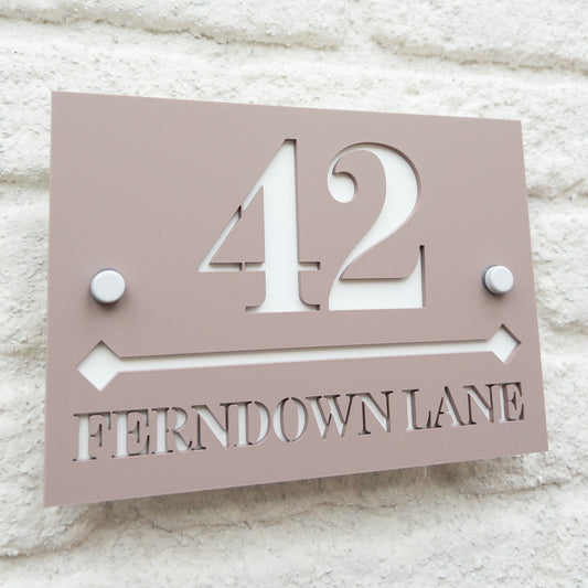 The Diamond Bar Super Glam House Sign