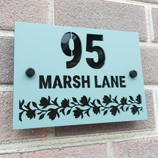 The Lily Trellis Super Glam House Sign