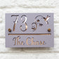 The Hummingbird Super Glam House Sign
