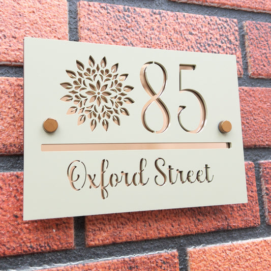 The Mandala Super Glam House Sign