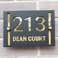 The Vertical Bars Super Glam House Sign